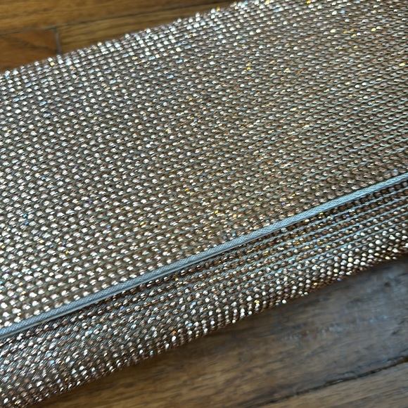 Rose gold sequined clutch - Picture 4 of 4